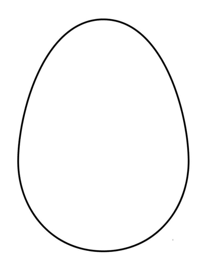 Free Printable Easter Egg Templates Coloring Pages Free printable easter egg templates coloring pages